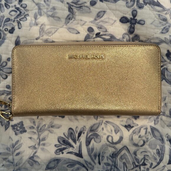Michael Kors Jet Set Large Wallet - Picture 1 of 2